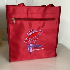Red Hat Lady Tote Bag